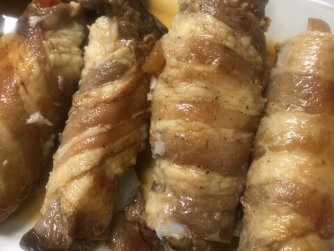 豚バラ薄切りの肉巻き